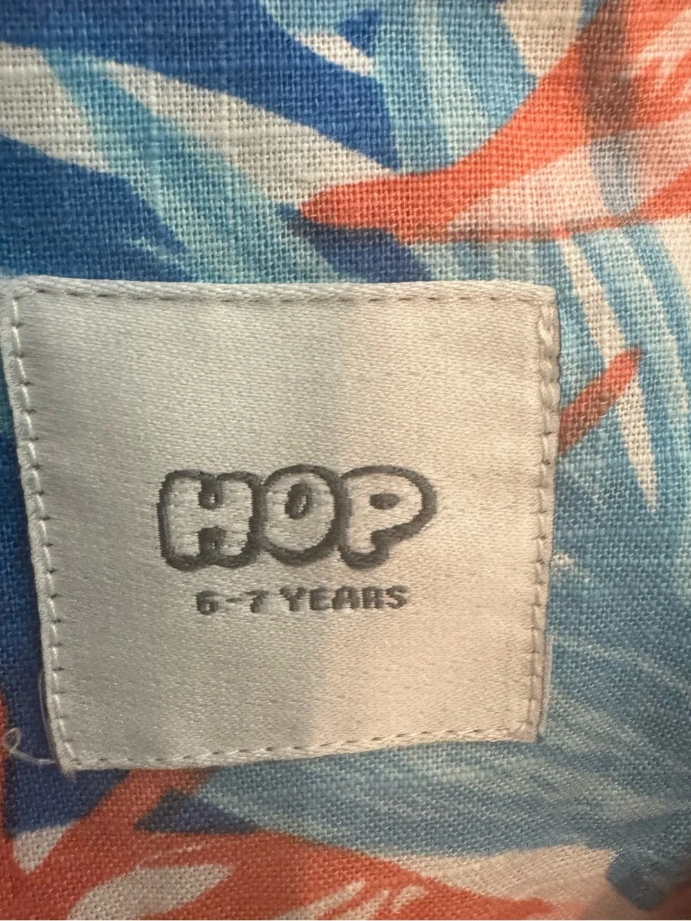NWOT Hop Boys Tropical Camp Shirt
